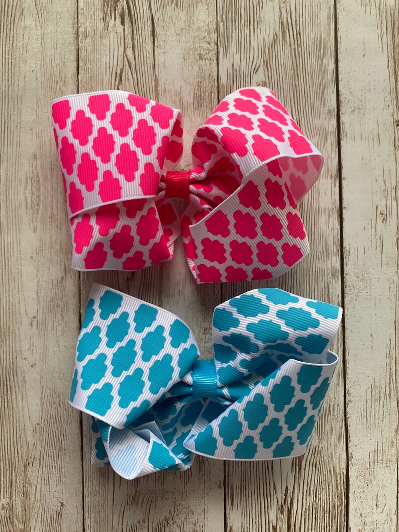 girls bow Girls barrettes Navy pink blue burgundy bow girls spring bows