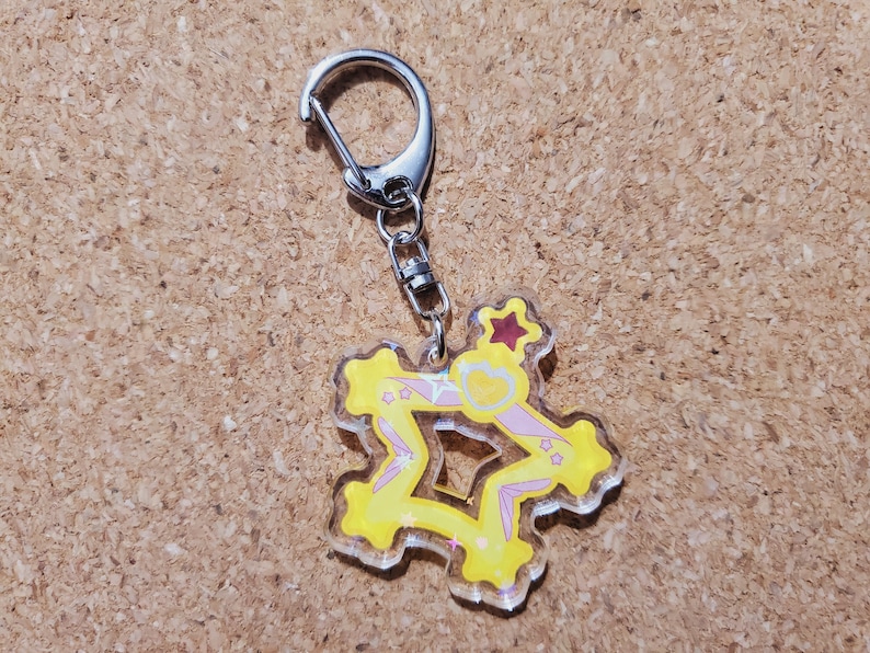 PGSM Sailor Star Tambourine Holostar Keychain Etsy