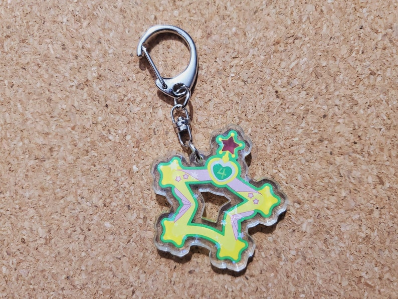 PGSM Sailor Star Tambourine Holostar Keychain Etsy