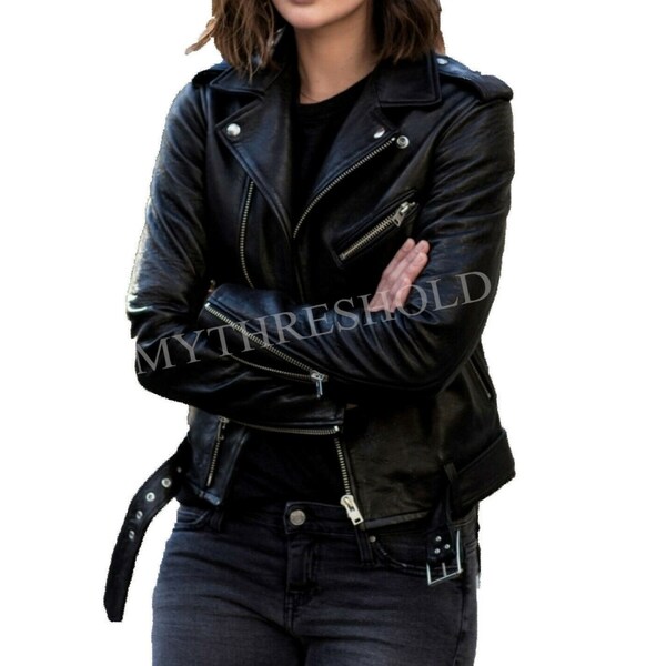 Leather Jacket Women - Etsy