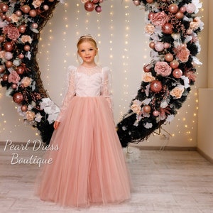Etsy dusty rose bridesmaid dress hot sale