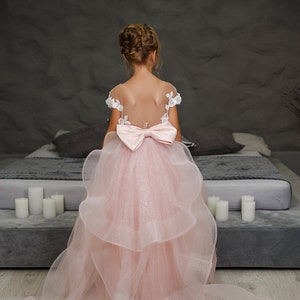 Vestido para presentacion niña best sale