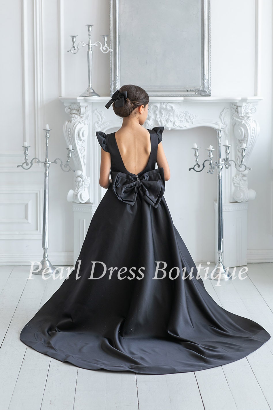 Buy Black Satin Gown for Women Online from India's Luxury Designers 2024