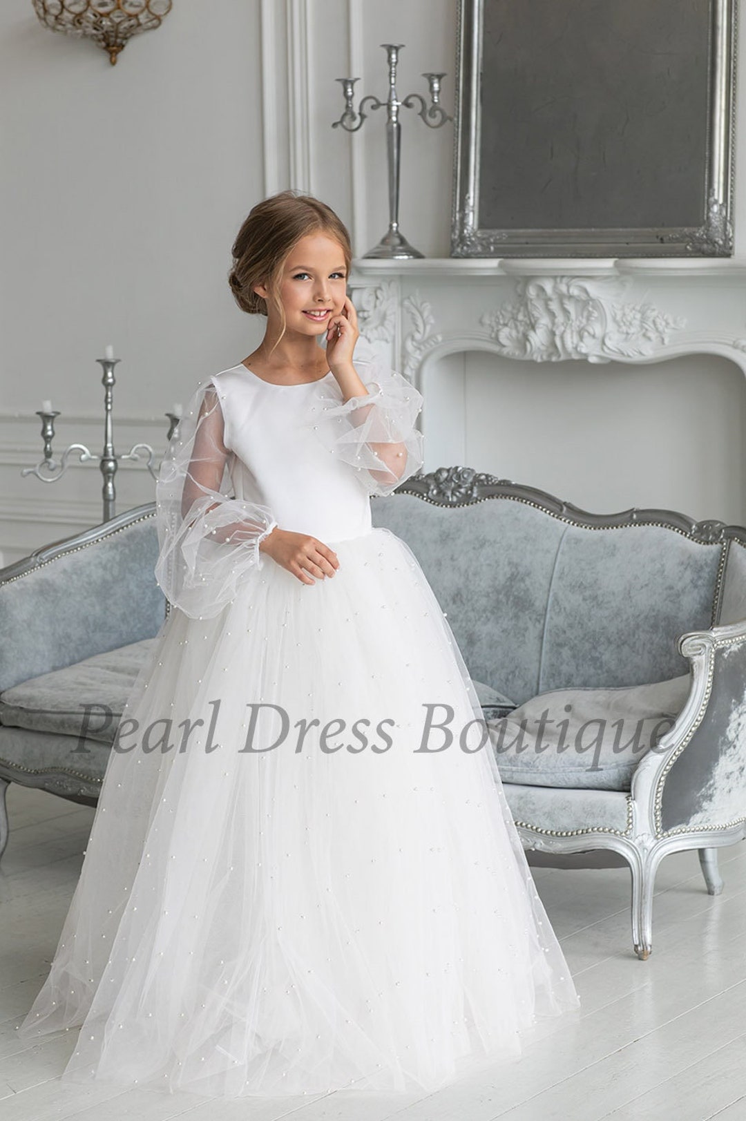 Petite Petal Girls Formal Dress main image 0