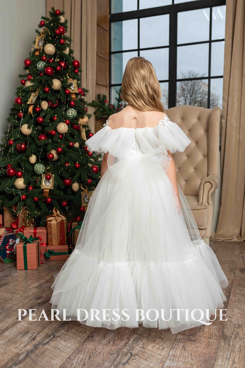 Tutu Dress for Girls, Baby Tulle Girl Dress, Wedding Flower Dress