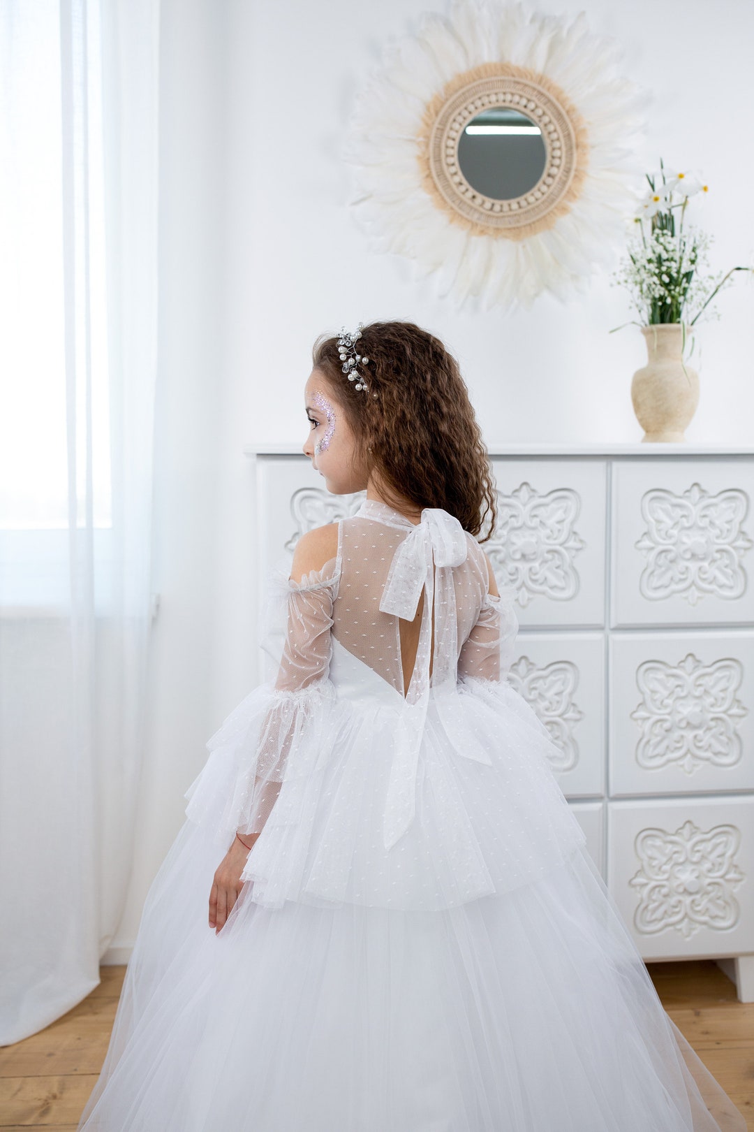 Children's First Communion Dress Flower Girl Wedding Dress