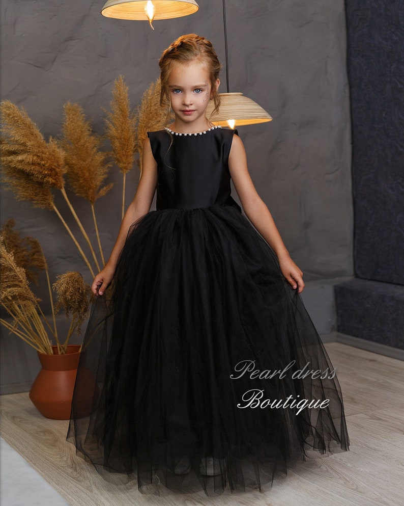 DRESS & Fleur Girls Occasion Dress in Black main image 0
