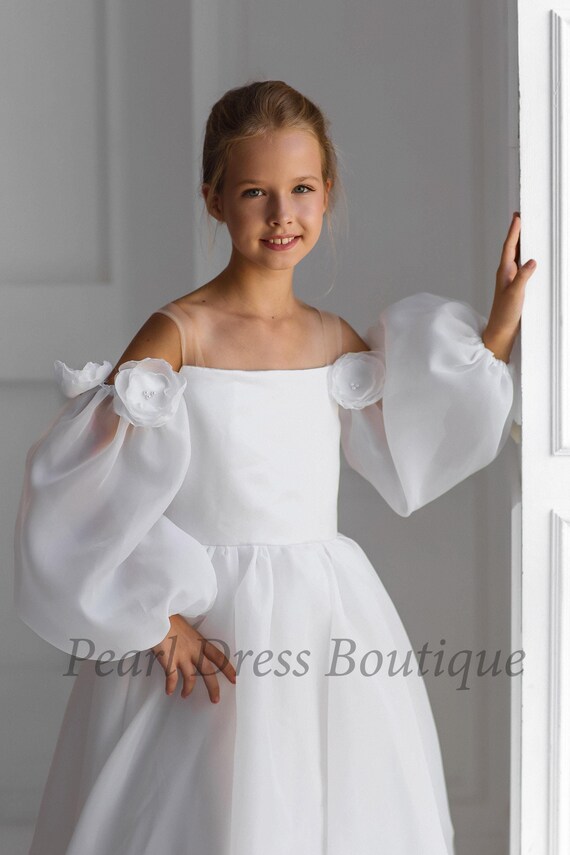 organza baptism dresses Dolce Bambini Organza Christening Dress by La Bavetta Little Boutique 6m