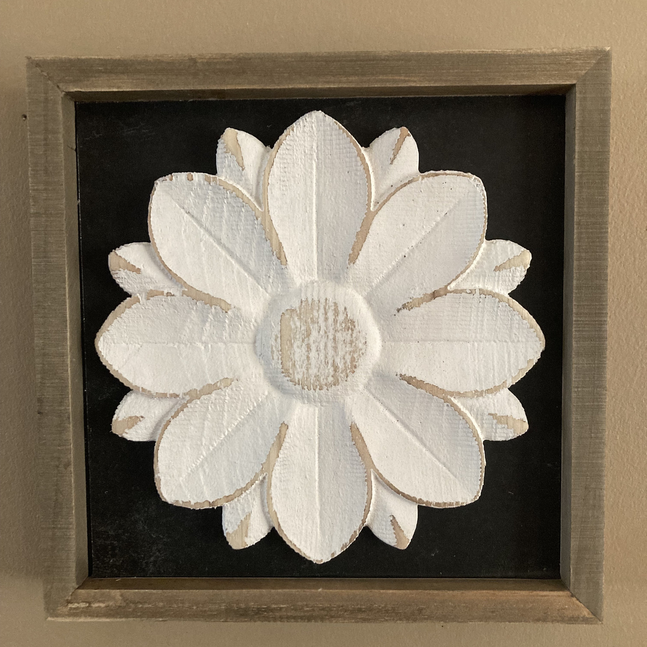 View of Nature Inspired Wood Flower Wall Art Minimalist Wall or Table - Etsy