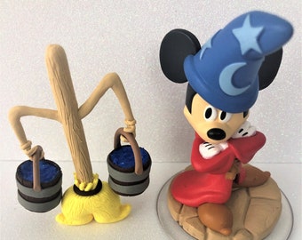 Handmade Polymer Clay Magic Broom - Inspired by Disney's Fantasia