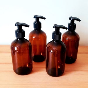 Bernstein Seifenspender Flaschen Bauernhaus Dekor Shampoo | Etsy