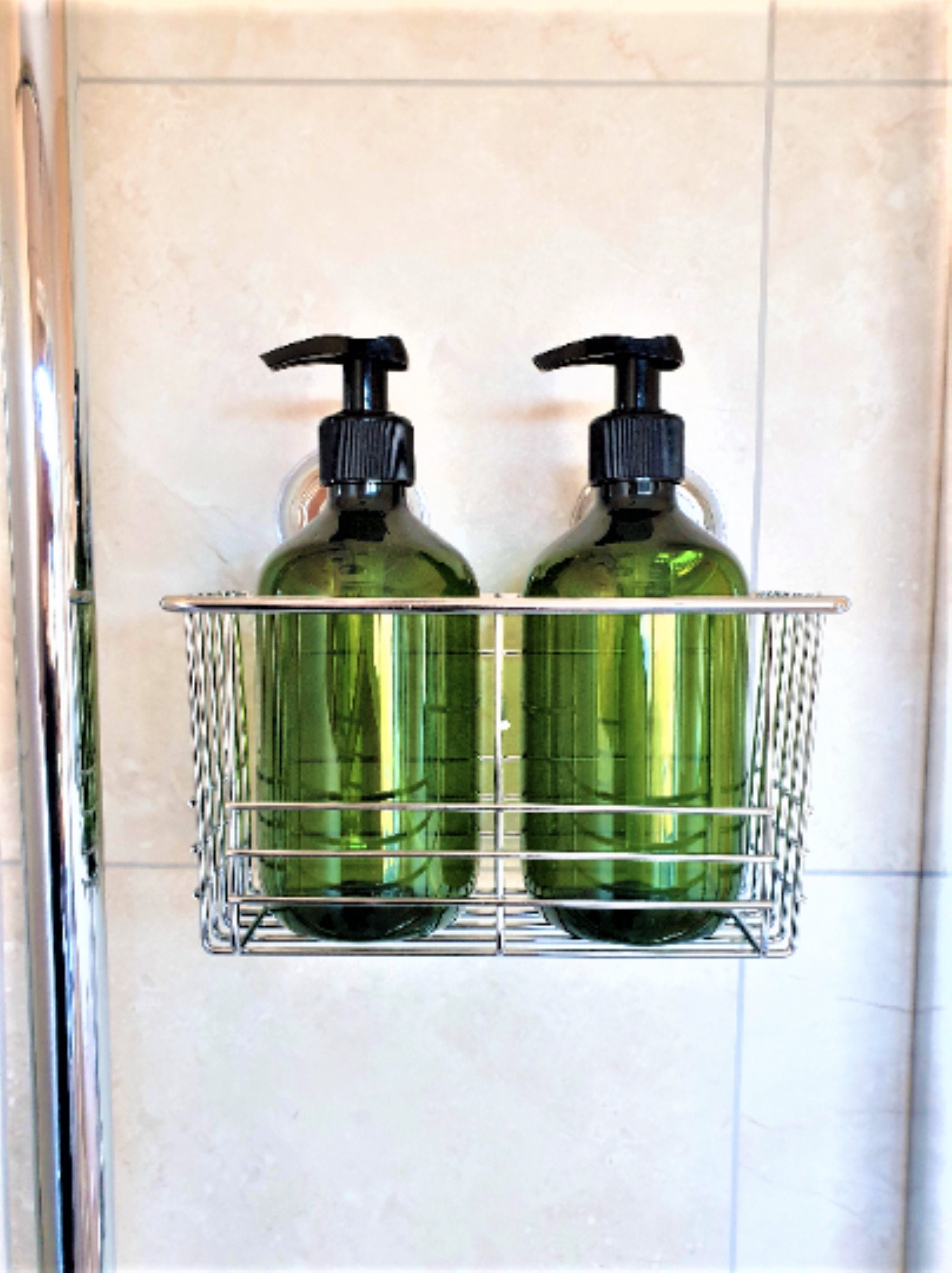 Shower Caddy Soap Dispenser Holder Bathroom Storage Soap Etsy