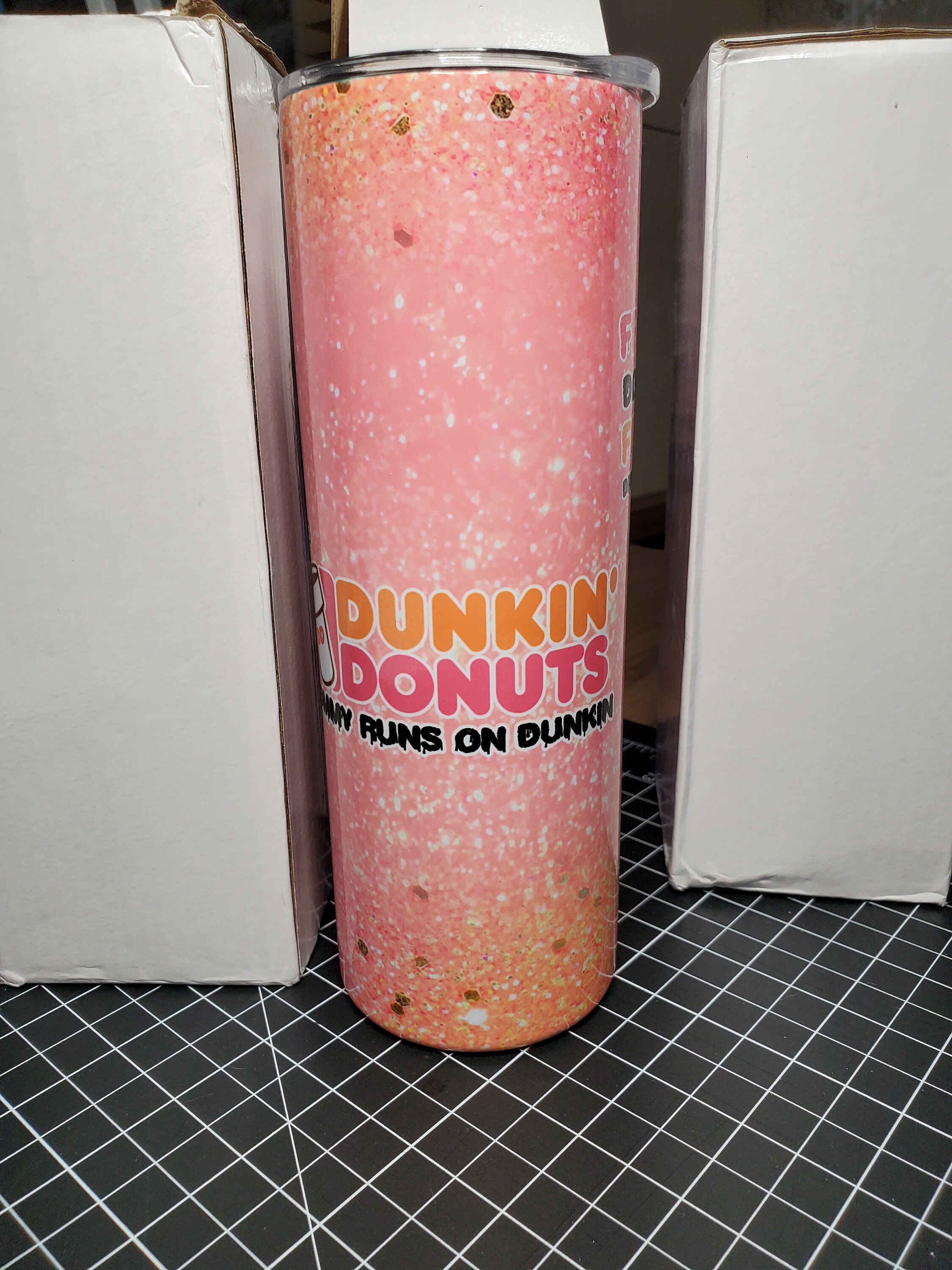 Dunkin 20 Oz. Skinny Tumbler Etsy