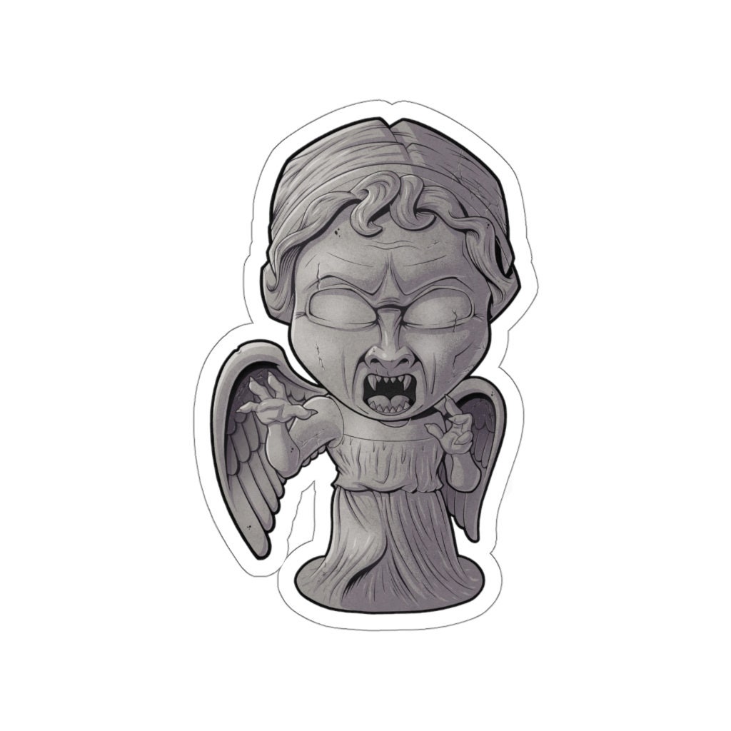 Weeping Angel Doctor Who Sticker - Etsy