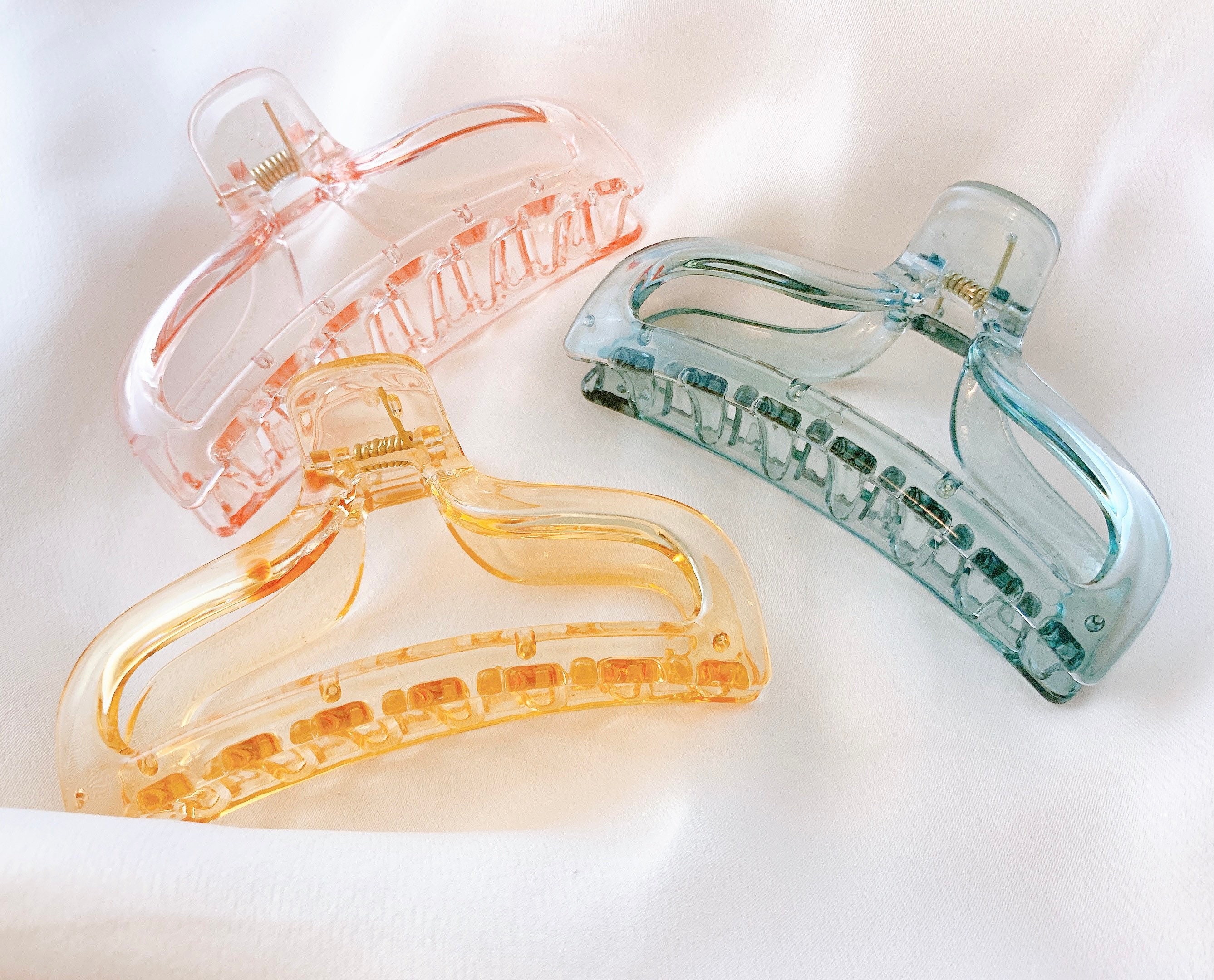 Transparent Jelly Hair Claw CLEAR French Hair Claw Acetate Etsy