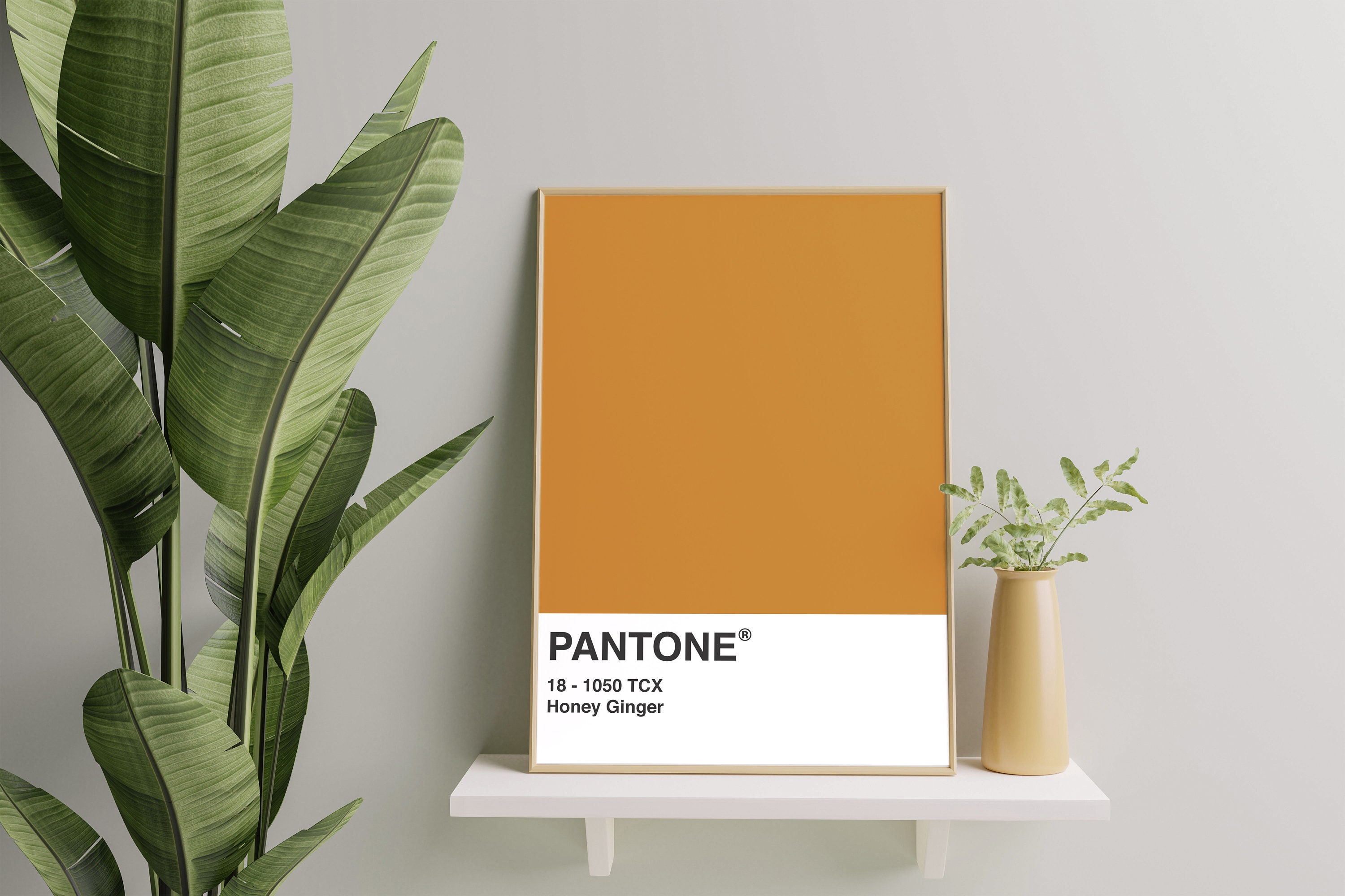 PANTONE Thanksgiving Farbe Herbst Mid-Century Modern | Etsy