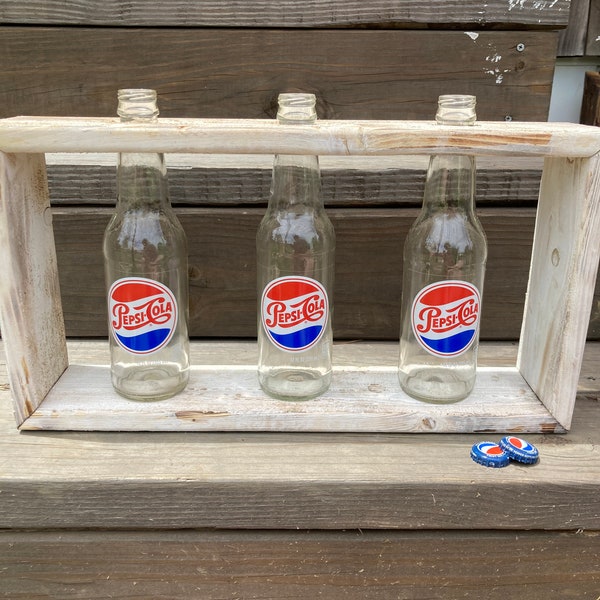 Propagation Station - reclaimed wood, recycled Bottles-PepsiCola