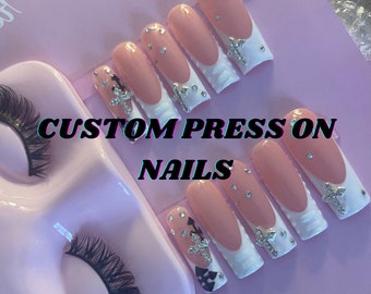 Custom Press on nails| don’t purchase unless sent link