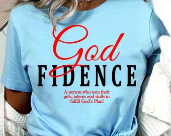 Godfidence Christian T-Shirt - Faith Based Tee