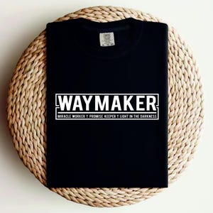 Waymaker SVG: Christlicher Bibelvers, Wundertäter, Versprechenshalter (Digitaler Download)