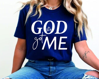 God Got Me SVG, Christian Faith Design (Digital Download)