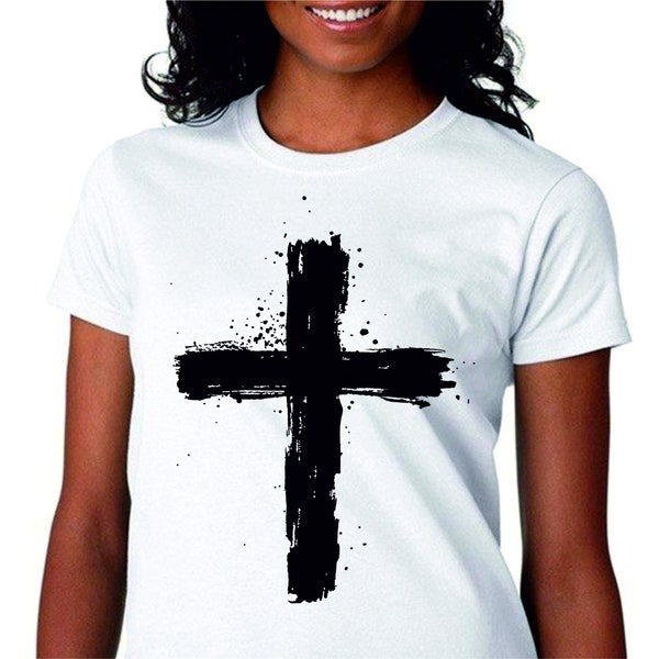 Cross SVG, Christian Cross svg, Cross Cut Files, Paint, Brush Stroke, Faith Svg, Religion Svg, Cricut, Painted Cross, digital download