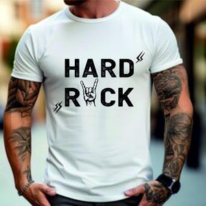 Hardrock svg, heavy metal svg, muziek metal, rock on hand svg, rock and roll svg, rock hand symbool, clipart, rock svg gesneden bestand voor Cricut
