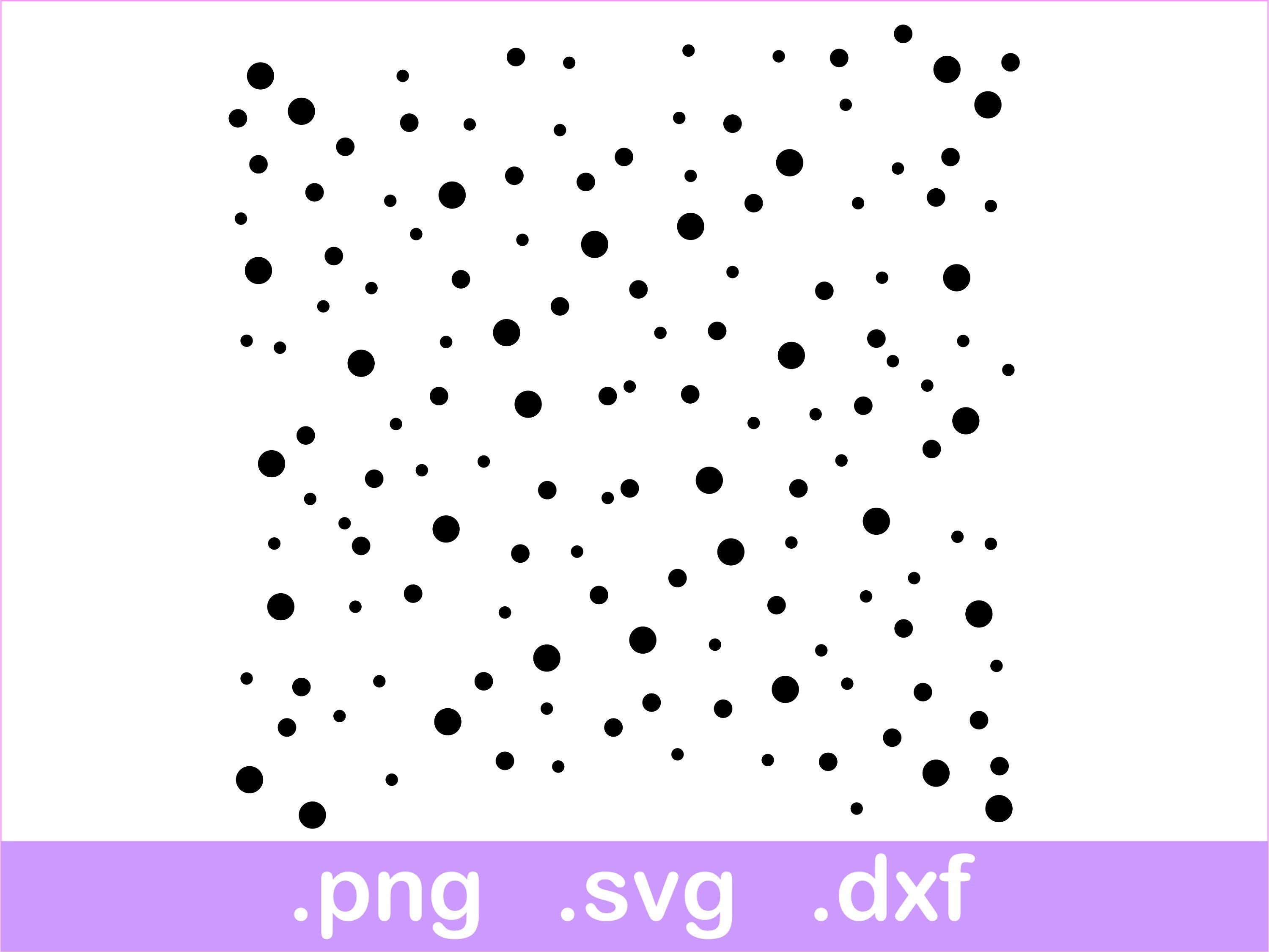 Dots Pattern SVG Dots Svg Polka Dot Pattern Svg Dxf Svg Cut Etsy