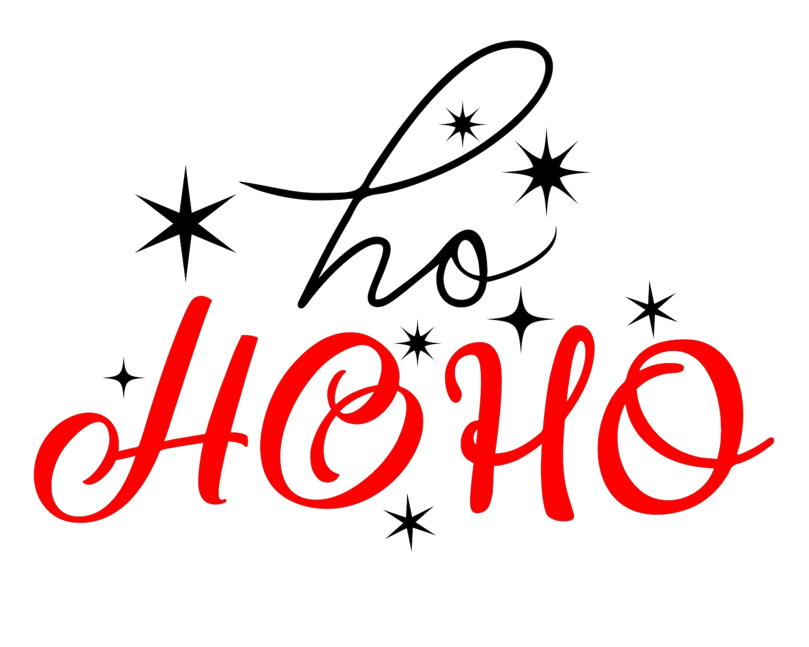 Ho Ho Ho SVG Christmas SVG Holiday SVG Png Dxf Cricut  Etsy