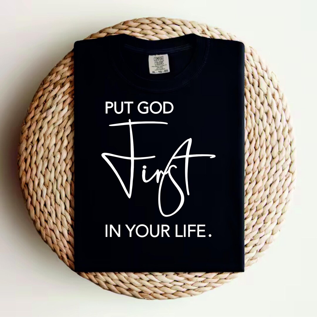 Put God First SVG: Christian Religious Design (digital Download) - Etsy