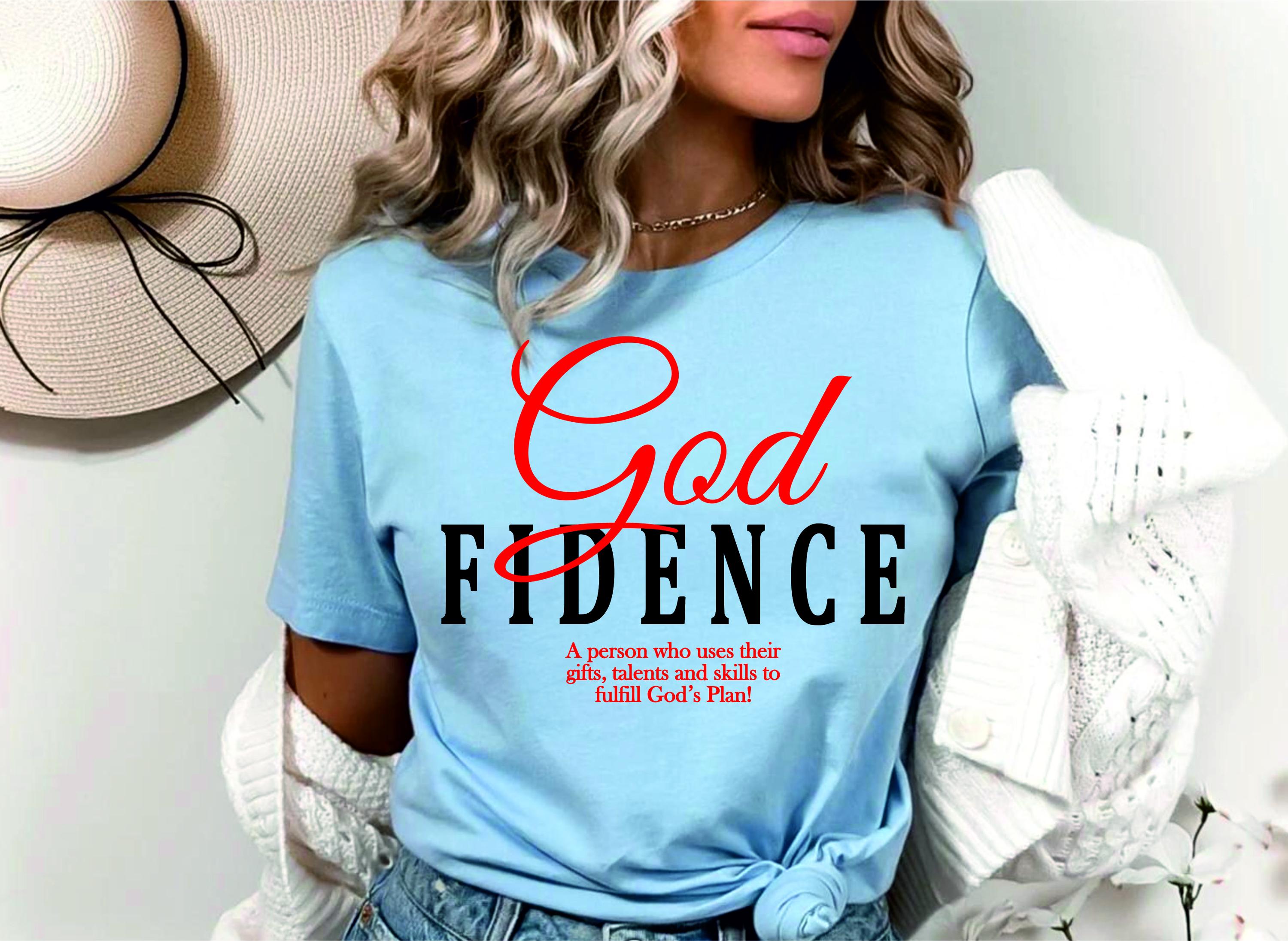 God Fidence svg, Christian svg, Faith svg, African American, Religious svg, Jesus Svg, Bible Verse Svg, God svg, cricut, Scripture, Church