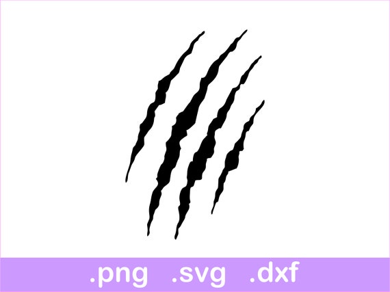 Scratches Svg Cat Svg Claw Scratches Cricut Scratch Svg | Etsy