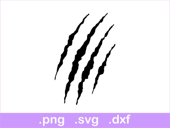 Cat Claw Scratches SVG, Sublimation Cut Files (Digital Download)