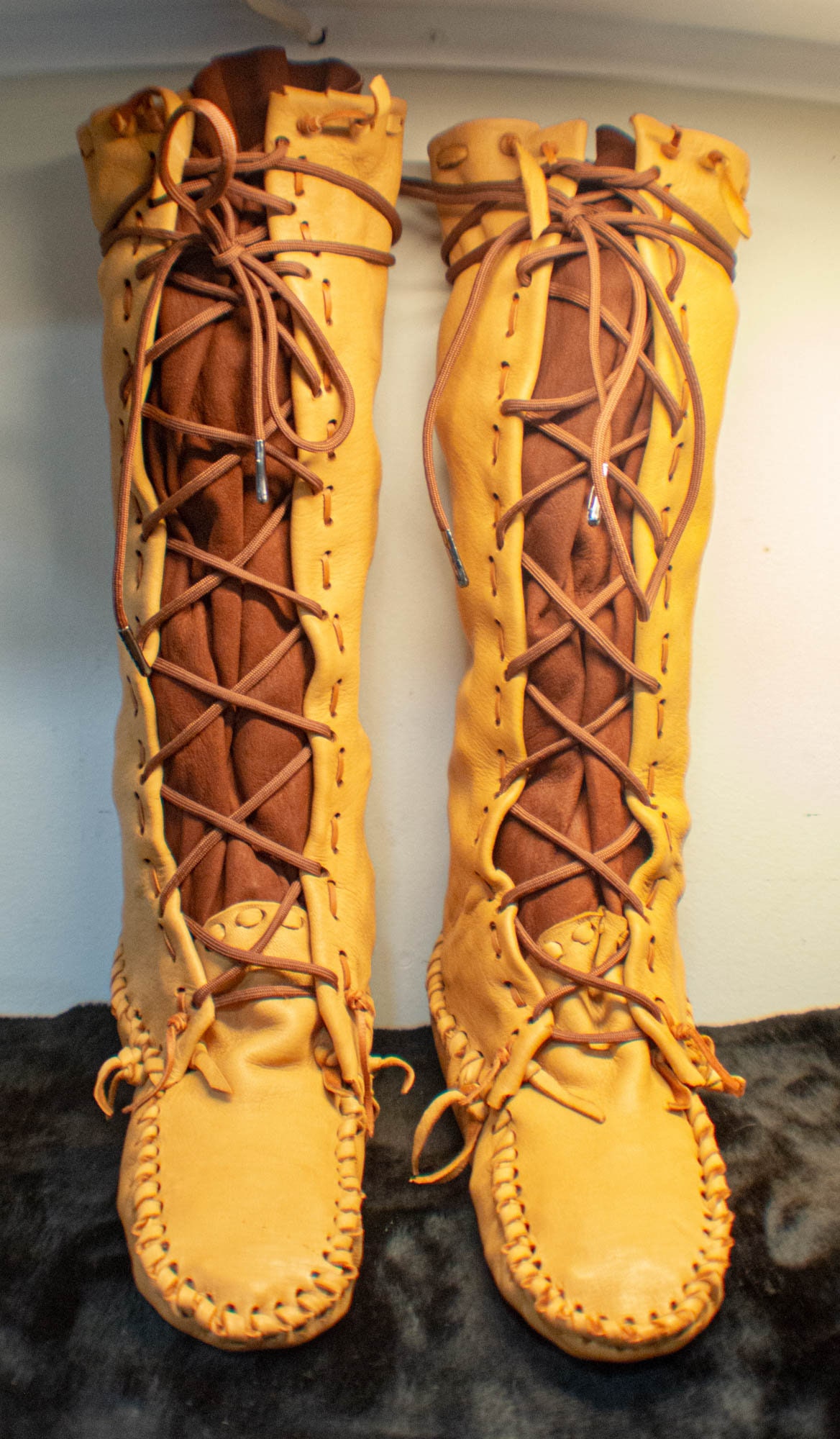 Moose Moccasin Boots Handmade Leather Hunting and Hiking Boots for Women and Men. Etsy Canada