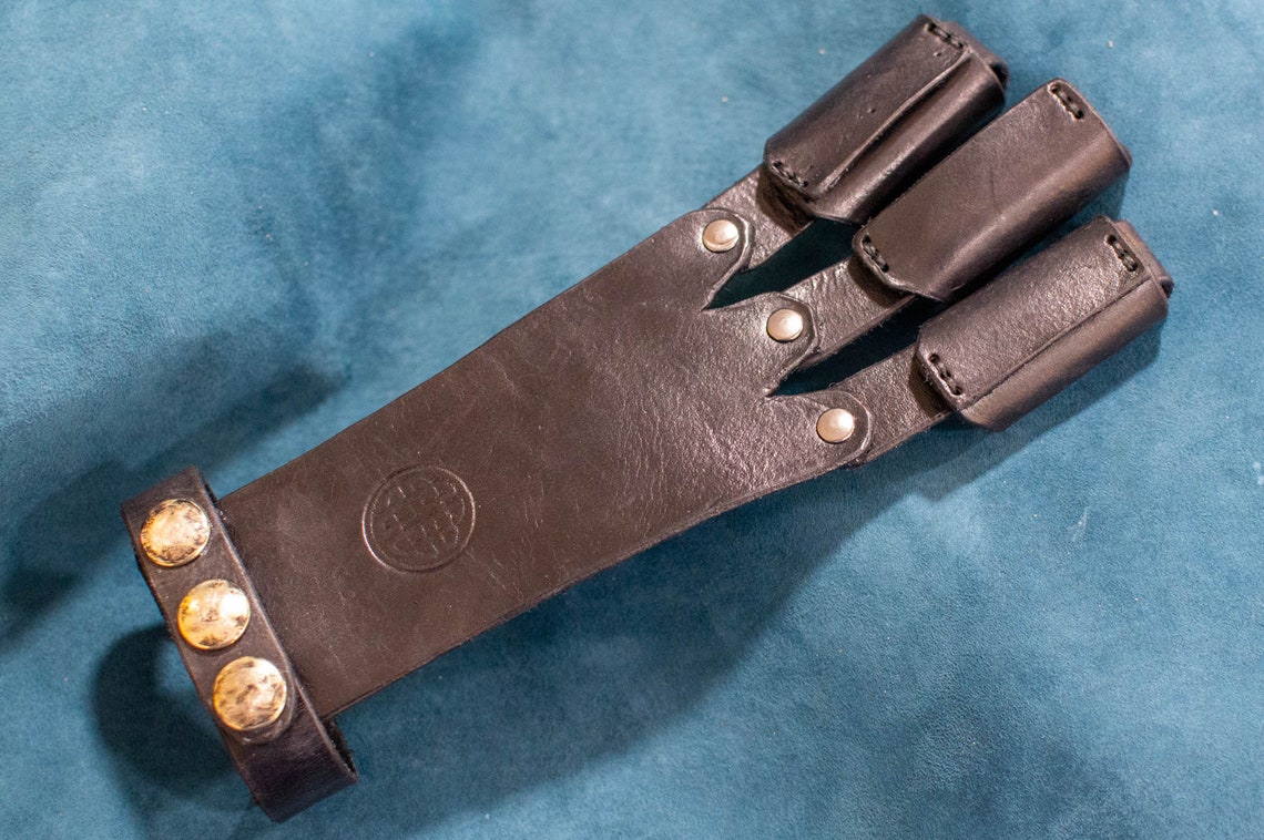Archery Glove Handmade Leather Traditional Archer Glove for Etsy