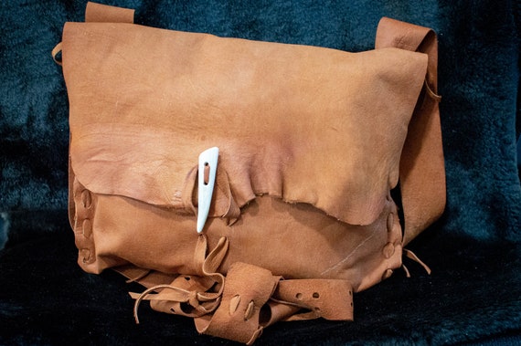 Deerskin Possibles Bag Handmade Leather Braintan Buckskin Crossbody Bag. Etsy UK
