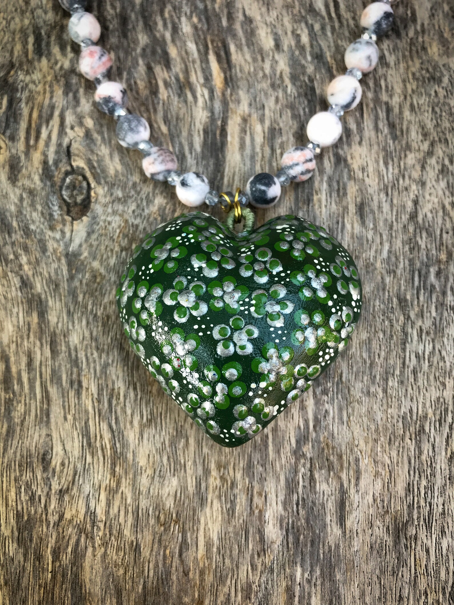 Mexican Jewelry Wood Handmade. Mexican Necklace. Mexican Etsy UK