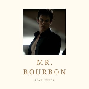Mr. Bourbon Love Letter - Digital Download - [SFW] - 1,000 Words - Romantic