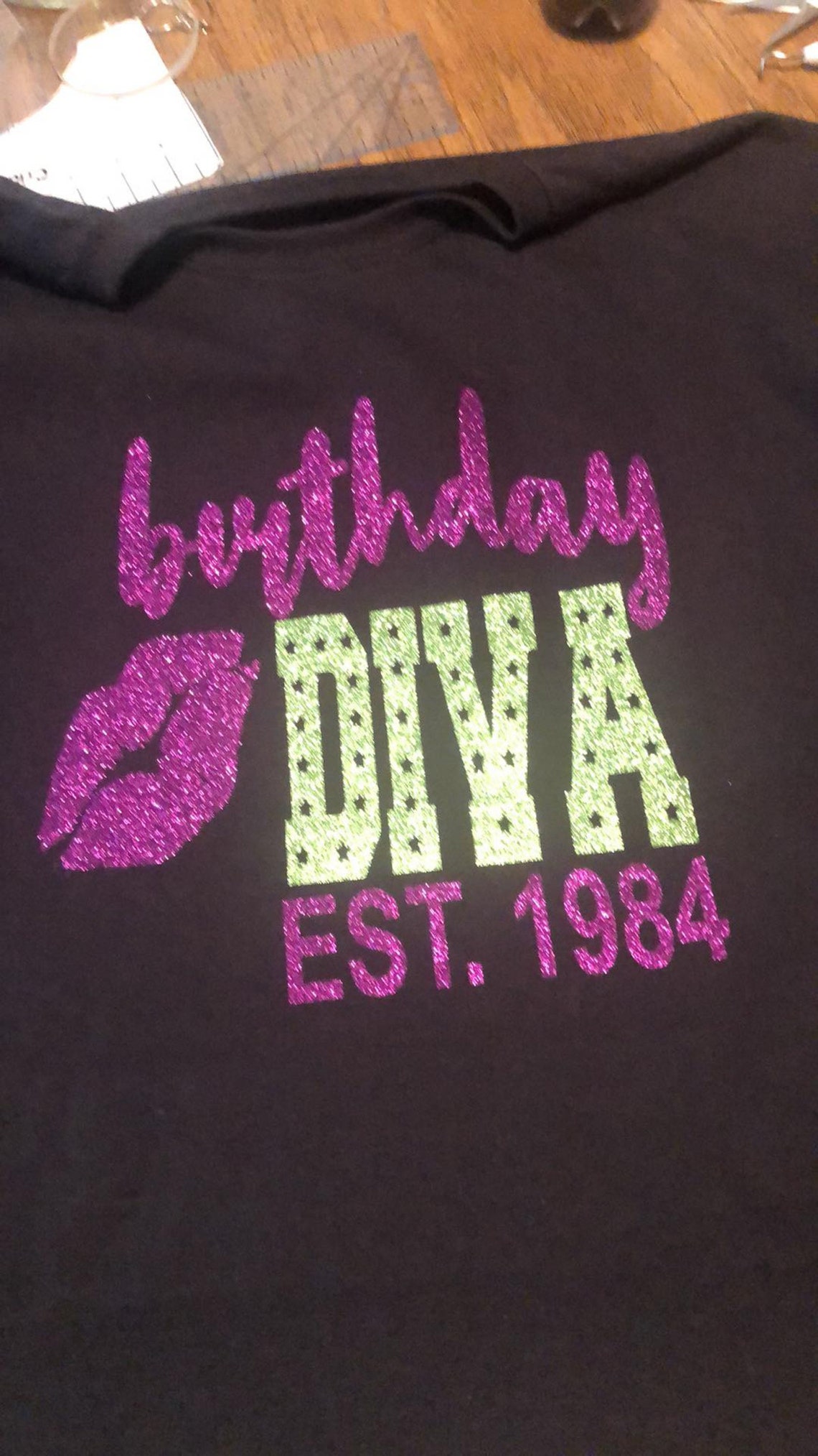Download Birthday diva svg Cute birthday shirt sayings red lip print | Etsy