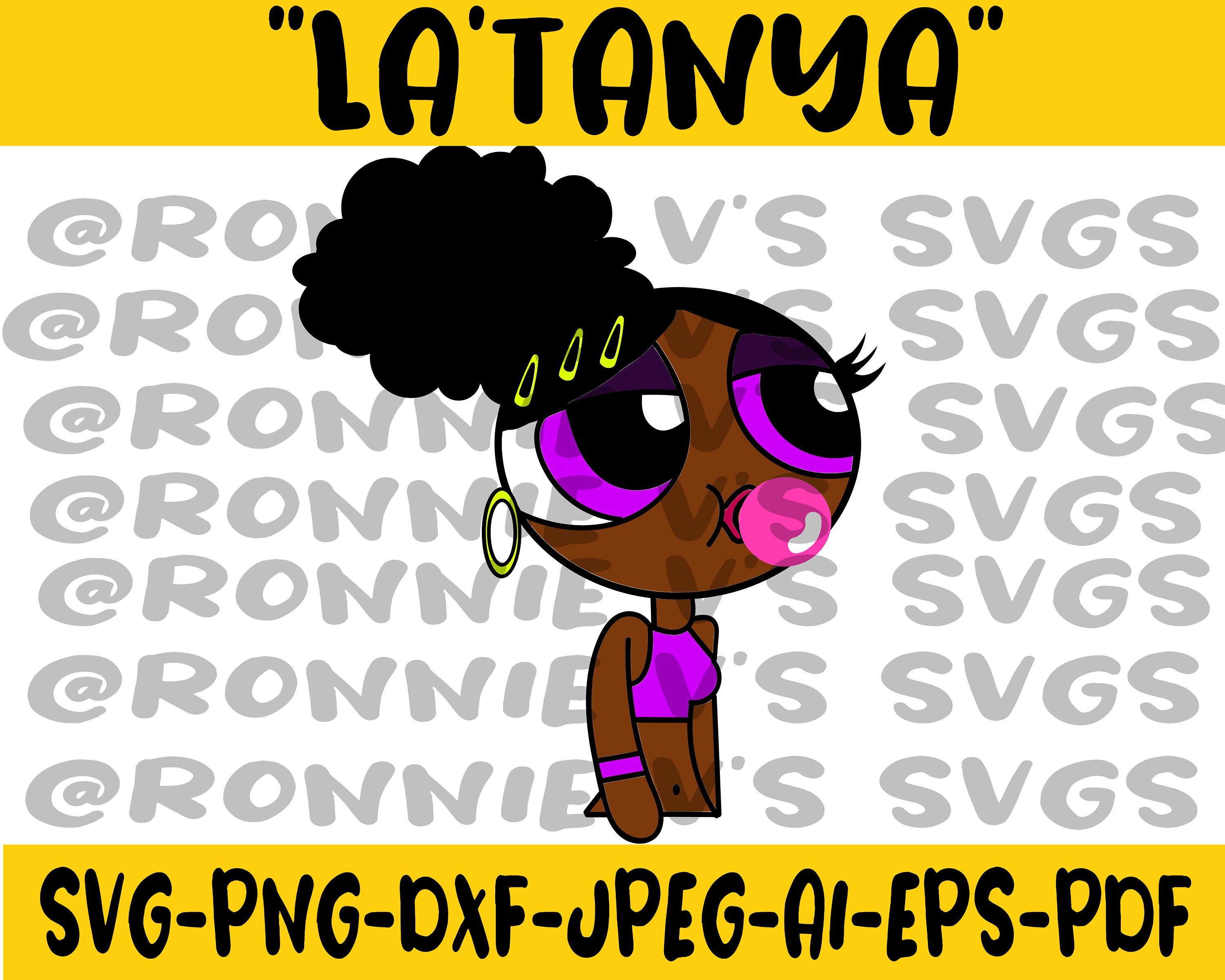 Black POWERPUFF Girls Svg Cute Black Girl With NATURAL HAIR - Etsy Finland