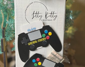 3D Game Controller Gift Card Holder: Gamer Birthday Card