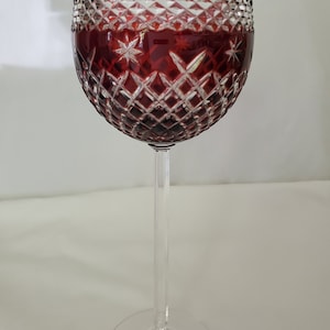 Nachtmann Traube RUBY/RED/CRANBERRY Crystal Wine Glass