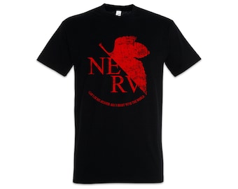 Nerv Men T-Shirt Robert Browning Pippa Passes Gendo Brain Organization Soul Evangelion Ikari Japan Gift Art Comic