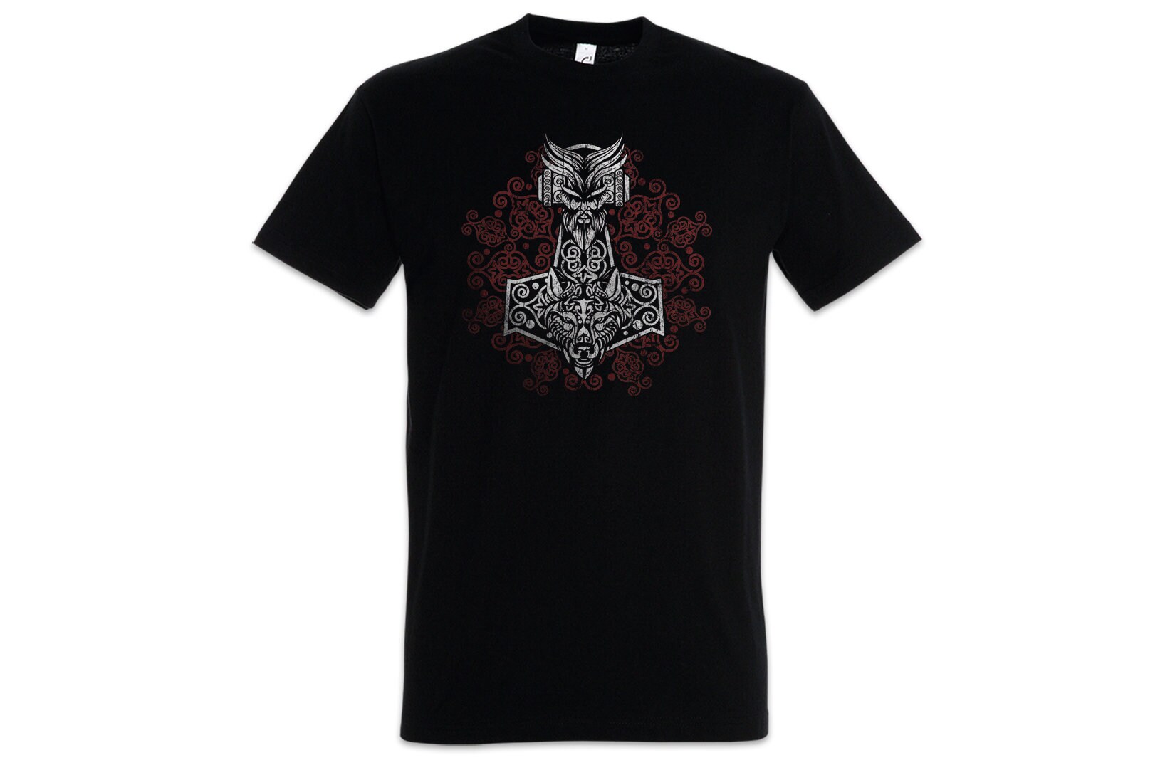 Thor's Hammer Ornaments Men's T-Shirt Mjölnir Mjölnr Mjolnir Valhalla Valhalla Valhalla Valhalla Odhin Odin Wotan Thor Norse Viking Vikings