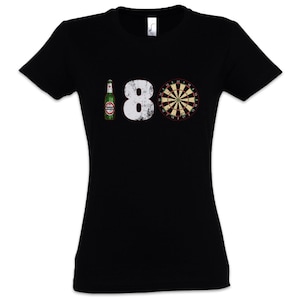 180 Darts Women&#39;s T-Shirt Dart Arrows Target Arrows Professional Board Sport Sports Game Championship Club Hobby Target Bullseye