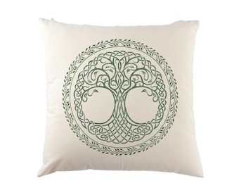 Yggdrasil Tree Of Life Cushion Cover Cushion World Tree Valhalla Odin Wotan Thor Loki Midgard Arsenic Norsemen Norse Vikings Viking Vikings