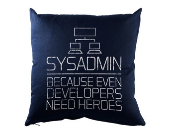 Sysadmin Pillowcase Pillow Fucking Geek Games Games Gaming Rpg Nerd Fun Computer Scientist Computer Science Science Scientist Analyst IT
