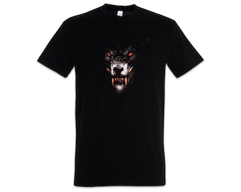 Werewolf A Men's T-Shirt Wolves Moon The Werewolf Horror The Howling Animal Wolf Horror Beast Monster Movie Film Classic Retro 80s