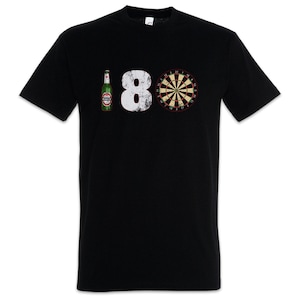 180 Darts Men T-Shirt Dart Arrows target Target Arrows Professional Board Sport Sports Game Championship Club Hobby Target Bullseye