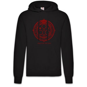 Halo Of The Sun Logo Hoodie Sweatshirt Aleister Crowley Pentagramm Satanic Circle 666 Satan Satanism